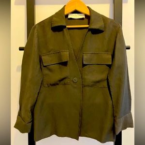 ❤️ One button shirt ZARA